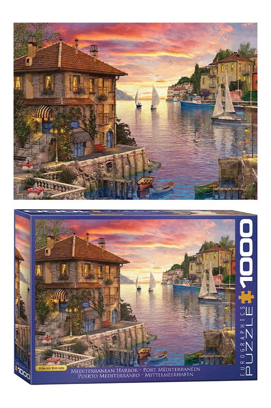پازل mediterranean port ۶۰۰۰ ۰۹۶۲ ۱۰۰۰pcs