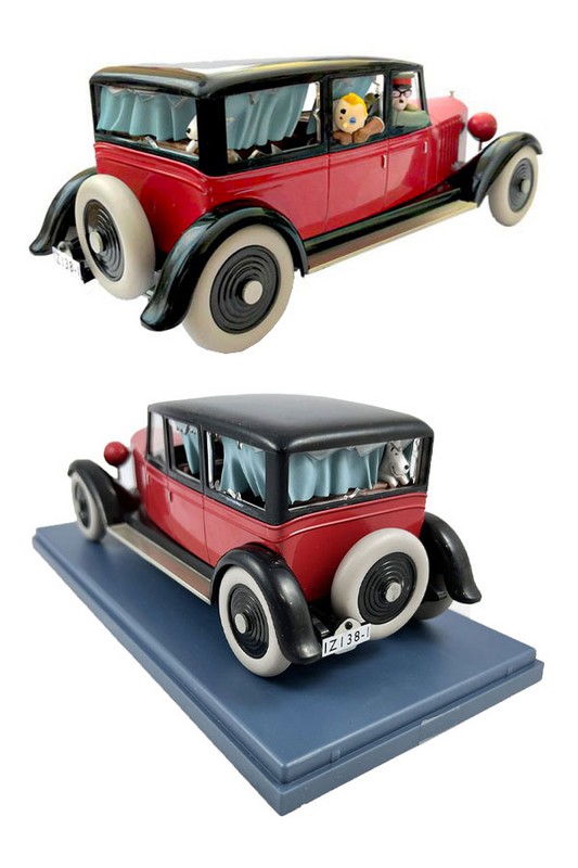 مجسمه فیگور تن تن the mercedes of the guepeou