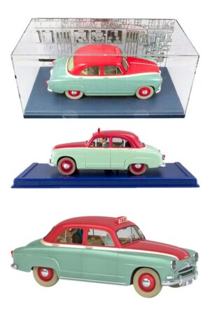 مجسمه فیگور تن تن car taxi simca