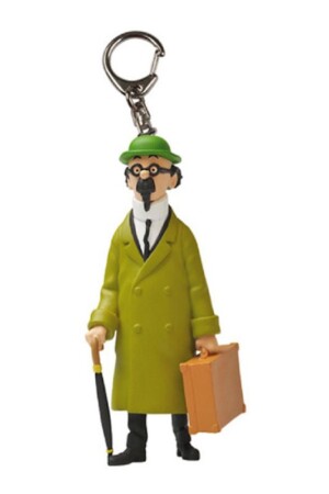 جا کلیدی تن تن pvc keyring calculus suitcase