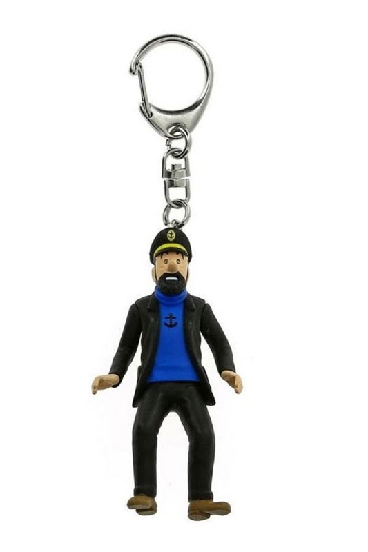 جا کلیدی تن تن pvc keyring haddock at the rally