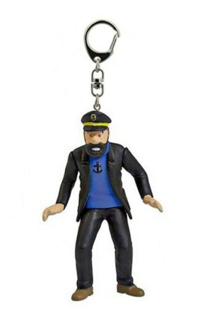 جا کلیدی تن تن pvc keyring haddock at the rally