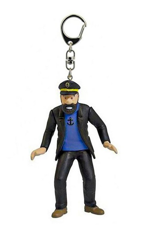 جا کلیدی تن تن pvc keyring haddock at the rally
