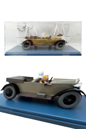 مجسمه فیگور تن تن tintins mercedes model car ۲۹۹۳۱ TIN TIN AU PAYS DES SOVIETS