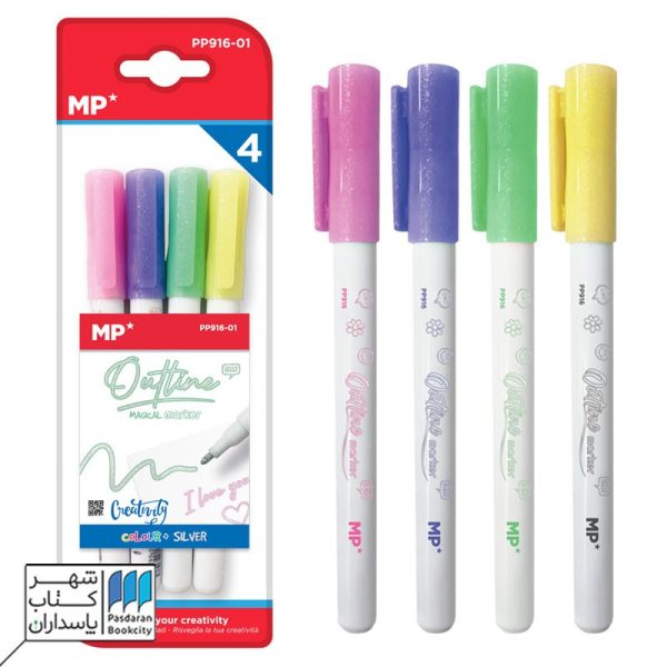 ماژیک جادویی چهار رنگ پاستلی PP۹۱۶ ۰۱