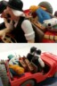 مجسمه tintin car jeep willys