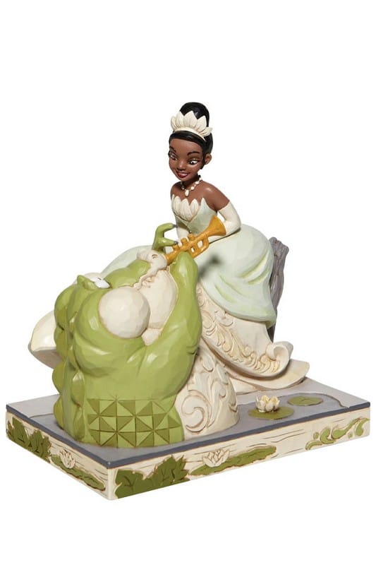 مجسمه Tiana and Louis White Woodland Figure by Jim Shore The Princess and the Frog ۶۰۰۸۰۶۵