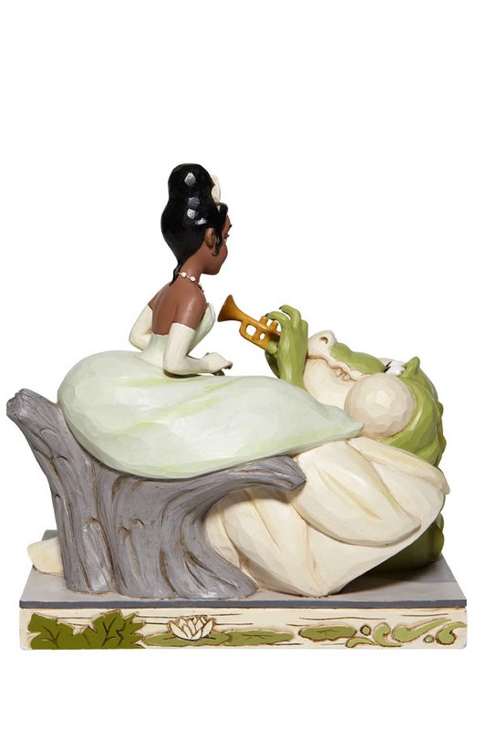 مجسمه Tiana and Louis White Woodland Figure by Jim Shore The Princess and the Frog ۶۰۰۸۰۶۵