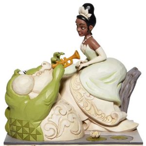 مجسمه Tiana and Louis White Woodland Figure by Jim Shore The Princess and the Frog ۶۰۰۸۰۶۵