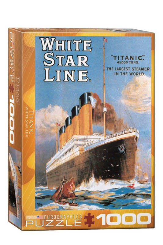 پازل ۱۰۰۰ قطعه  Titanic ۶۰۰۰۱۳۳۳