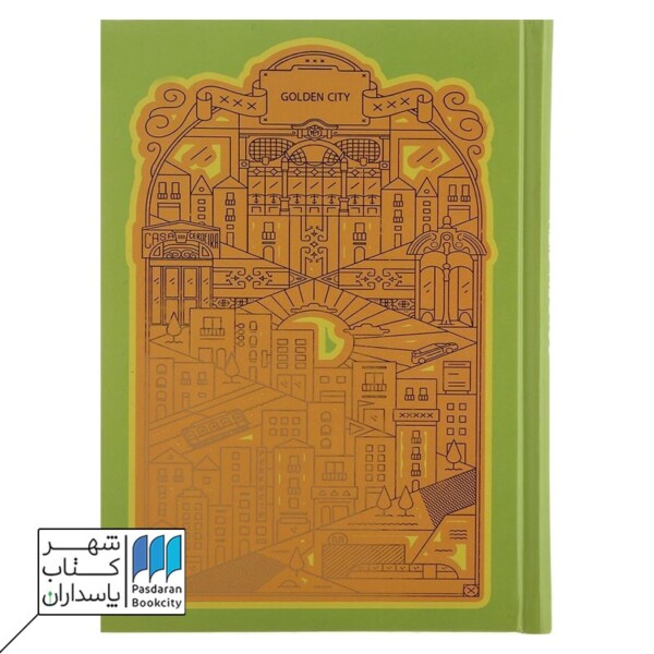 دفترچه یادداشت golden city سبز