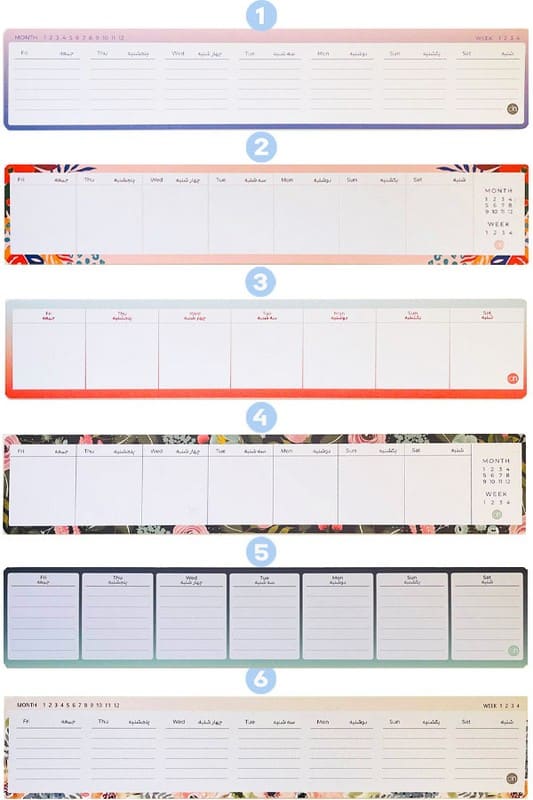 نوت پد Weekly memopad s