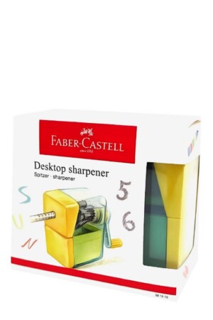 تراش رومیزی مربعی آبی و زرد ۳۸۱۸۱۰ فابر کاستل