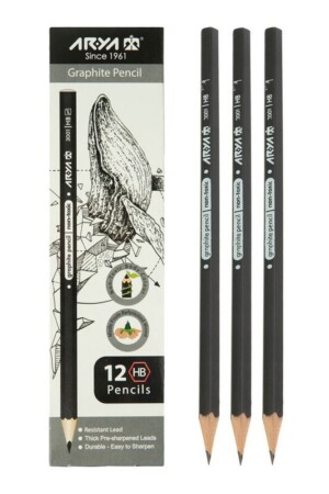 مداد مشکی بسته ای ۳۰۰۱ آریا