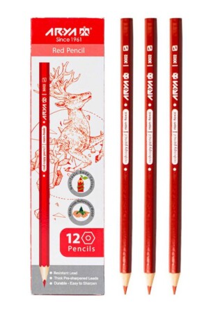 مداد قرمز بسته ای آریا