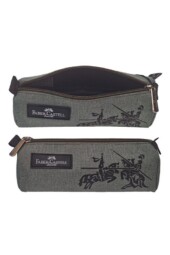 جامدادی تک زیپ پارچه ای طرح شوالیه ۳۱۹۱۴۹۲۷ طوسی