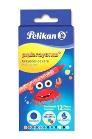 مداد شمعی ۱۲ رنگ استاندارد ۵۰۵۰۱۲۰۰ پلیکان