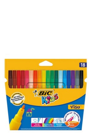 ماژیک ۱۸ رنگ کیدز ویزا بیک