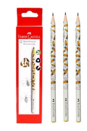 مداد سیاه موتیو زنبور ۱۲ عددی فابرکاستل faber castell