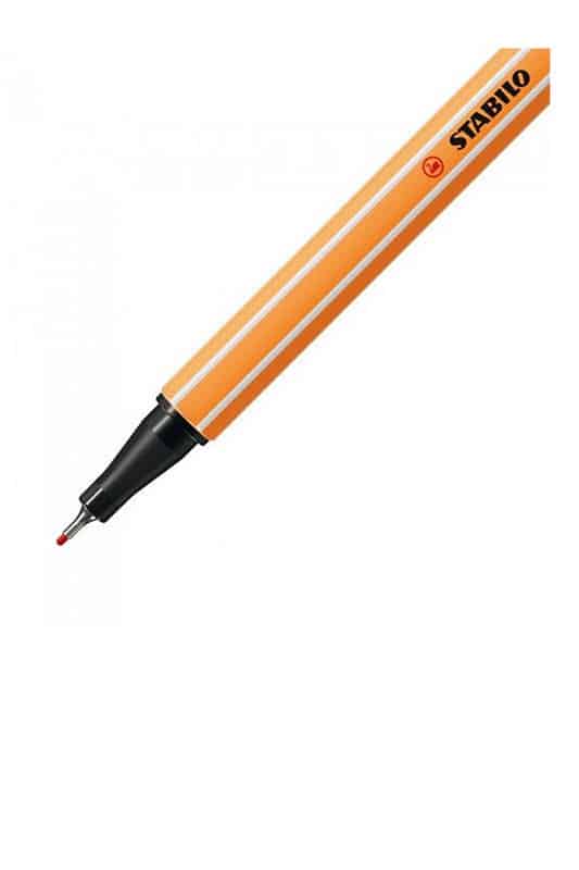 روان نویس نوک نمدی point قرمز کد ۸۸/۴۰ استابیلو stabilo