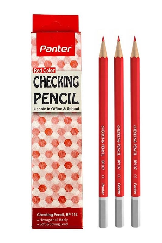مداد قرمز بسته ای panter bp ۱۱۲ پنتر