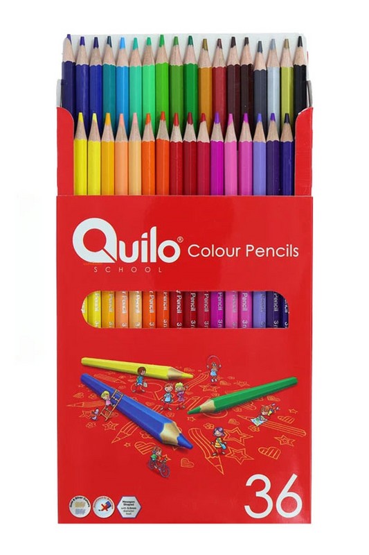 مداد رنگی ۳۶ رنگ جعبه مقوایی همراه با تراش ۶۳۴۱۵۹