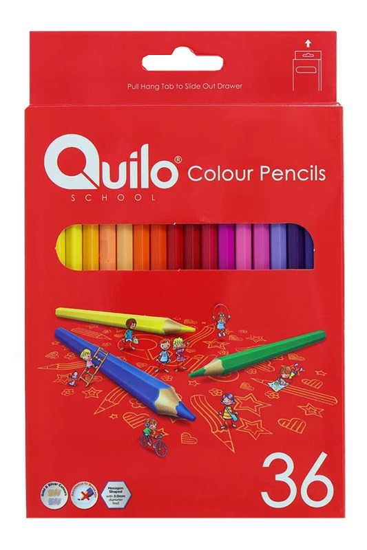 مداد رنگی ۳۶ رنگ جعبه مقوایی همراه با تراش ۶۳۴۱۵۹