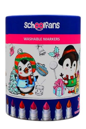 ماژیک نقاشی ۲۴ رنگ جامبو پازلی ۹۲۴۰۳ اسکول فنس schoolfans