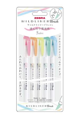 ست ۵ عددی ماژیک براش میدلاینر زبرا