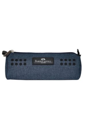 جامدادی تک زیپ پارچه ای سرمه ای طرح گریپ ۳۱۹۱۴۹۴۵ فابر کاستل