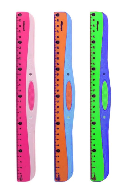 خط کش ۳۰ سانت گریپ دار ۹۲۶۹۷ اسکول فنس schoolfans