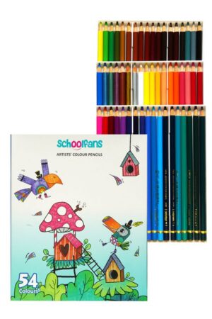 مداد رنگی ۵۴ رنگ سوپرا کالر ۹۲۴۵۲ اسکول فنس schoolfans