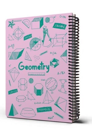 دفتر فرمول هندسه صورتی ۱۰۰ برگ ۲۴*۱۷ دات نوت dotnote