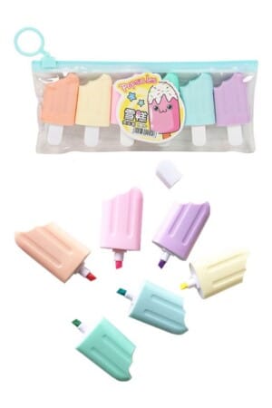 هایلایتر مینی ۶ عددی بستنی ۱۱۶۰