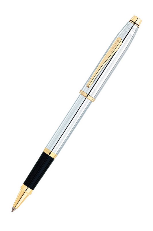 روان نویس سنتری ۲ کروم گیره طلایی کراس