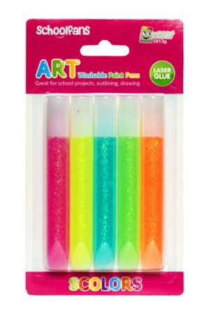 چسب اکلیلی ۵ رنگ پاستلی ۹۲۷۱۳ اسکول فنس schoolfans