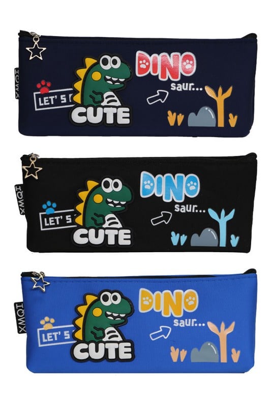 جامدادی تک زیپ سیلیکونی دایناسور H۷۰۸