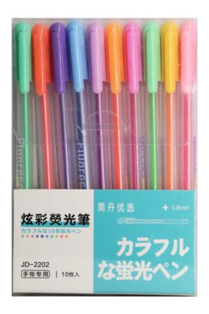 روان نویس ۱۰ رنگ فسفری ۲۲۰۲