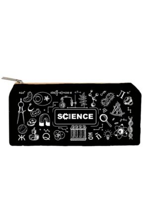 زیپ کیف سایز B۵ science مشکی دات نوت
