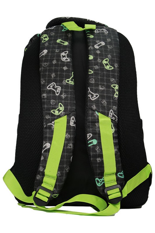 کوله پشتی چهار زیپ طرح گیم کد MO۱۰۸-۰۸