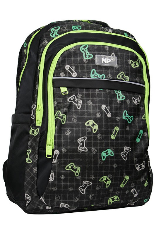 کوله پشتی چهار زیپ طرح گیم کد MO۱۰۸-۰۸