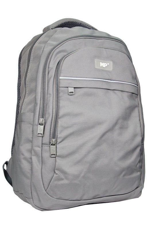 کوله پشتی چهار زیپ طوسی کد MO۱۰۸-۰۳