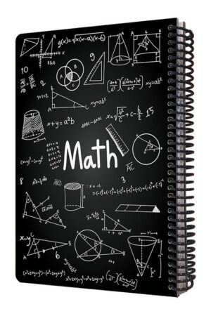 دفتر فرمول ریاضی رحلی ۲۰۰ برگ مشکی دات نوت