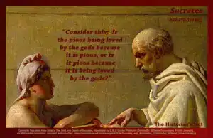 تصویر سقراط و اوتوفرون