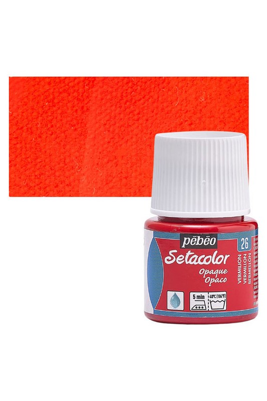 رنگ پارچه ستاکالر رنگ vermilion ۲۶ اپک ۴۵ میل