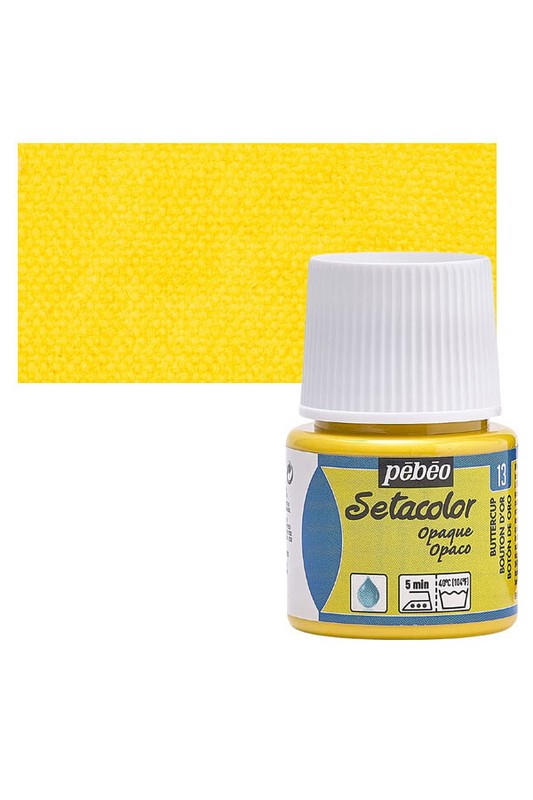 رنگ پارچه ستاکالر رنگ  Butter Cup ۱۳ اپک ۴۵ میل