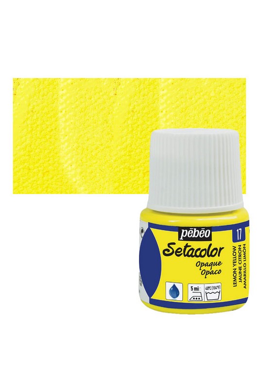 رنگ پارچه ستاکالر رنگ Lemon Yellow ۱۷اپک ۴۵ میل