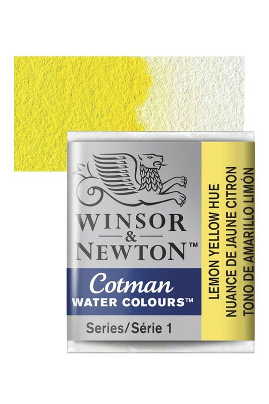 قرص تک رنگ آبرنگ کاتمن Lemon Yellow Hue ۳۴۶