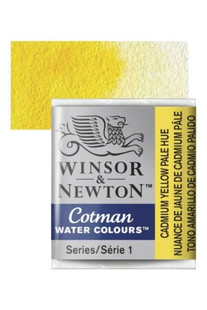 قرص تک رنگ آبرنگ کاتمن Cadnium Yellow Pale Hue ۱۱۹