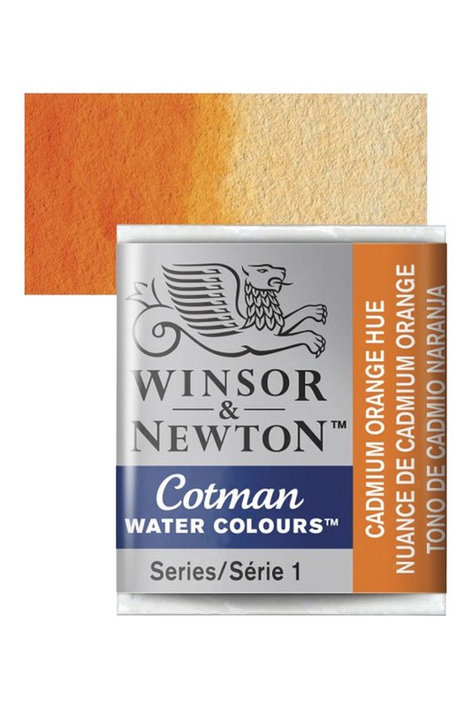 قرص تک رنگ آبرنگ کاتمن Cadmium Orange Hue ۰۹۰